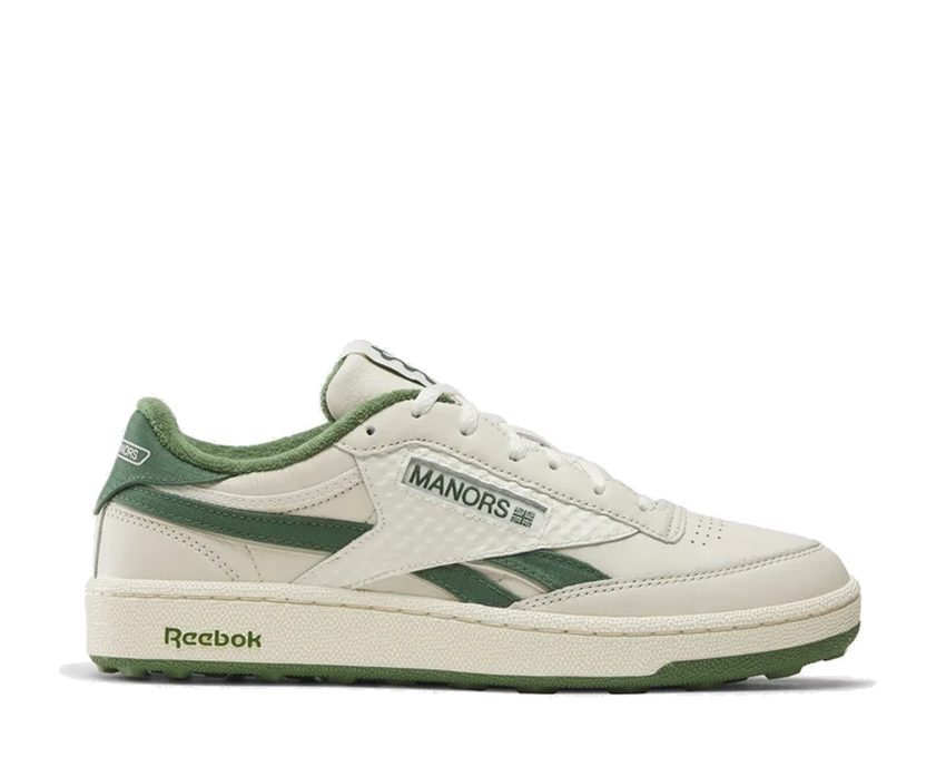 Reebok Manors Club C Golf Revenge "Vintage Chalk/Legacy Green" - chaussures de golf unisexe
