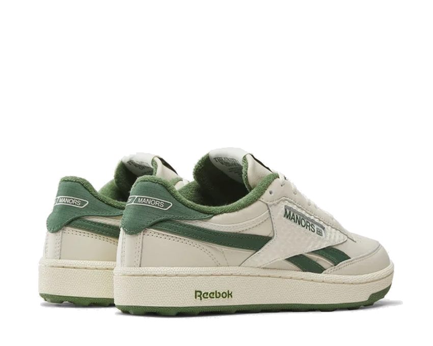 Reebok Manors Club C Golf Revenge "Vintage Chalk/Legacy Green" - chaussures de golf unisexe - vue 3