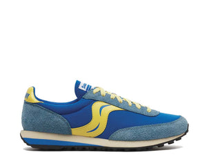 Saucony Trainer 80 OG Blue Mustard — running uomo tomaia in mesh traspirante