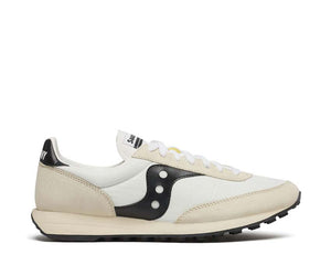 Saucony Trainer 80 White Black — running homme tige mesh respirante