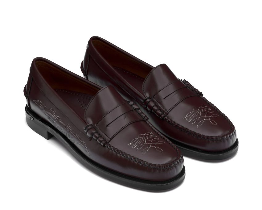 Sebago Dan El Paso Woman "Brown Burgundy" - mocassins femme - vue 2