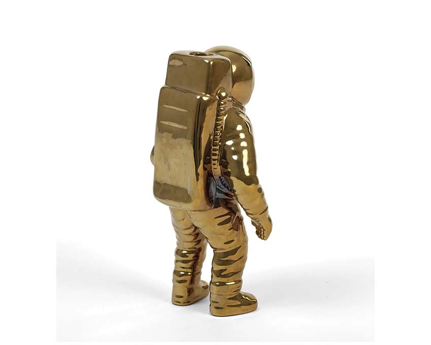Seletti Cosmic Diner Starman Vase Gold 10933