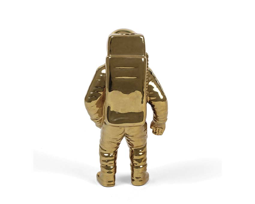 Seletti Cosmic Diner Starman Vase Gold 10933