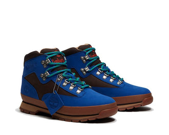 Timberland Euro Hiker Mid Lace Boot "Bright Blue Nubuck" - vue laterale