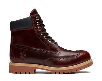 Timberland 6-Inch Lace Waterproof Boot "Burgundy Full-Grain" - boots homme