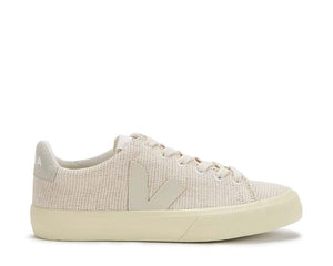 Veja Campo CA Mesh Jute Pierre — Damen-Sneaker nachhaltiges Mesh