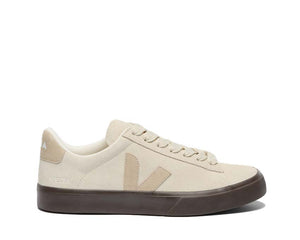 Veja Campo Suede Pierre Almond Eagle — sneaker homme daim tricolore naturel