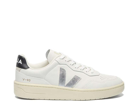 Veja V-90 O.T. Leather White-Silver-Black VD2020910A