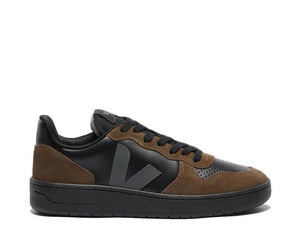 Veja V-10 Prime Eagle Black/Eagle — sneaker homme cuir bovin et caoutchouc amazonien