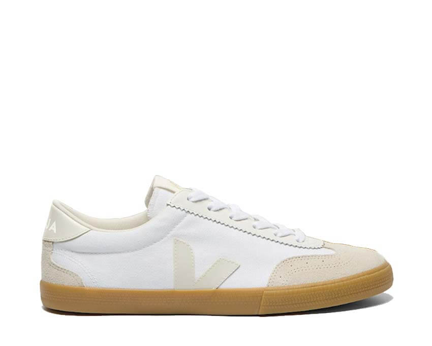 Veja Volley Natural White — sneaker donna tela naturale eco-responsabile