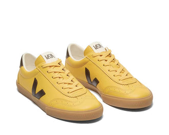 Veja Volley Natural Beige vista lateral — canvas natural suave