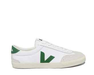 Veja Volley Canvas White Black — sneaker donna tela cotone biologico