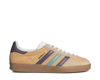 Adidas Gazelle Indoor Glow Orange Shadow Violet — sneaker unisex scamosciato indoor