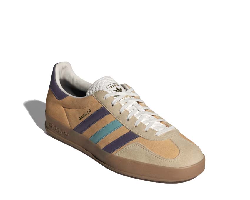 Adidas Gazelle Indoor Glow Orange / Shadow Violet - Off White IG1636