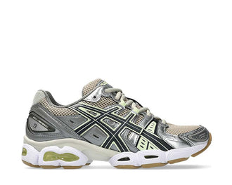 Asics Gel Nimbus 9 Feather Grey Carrier Grey — running mujer amortiguación Gel Asics