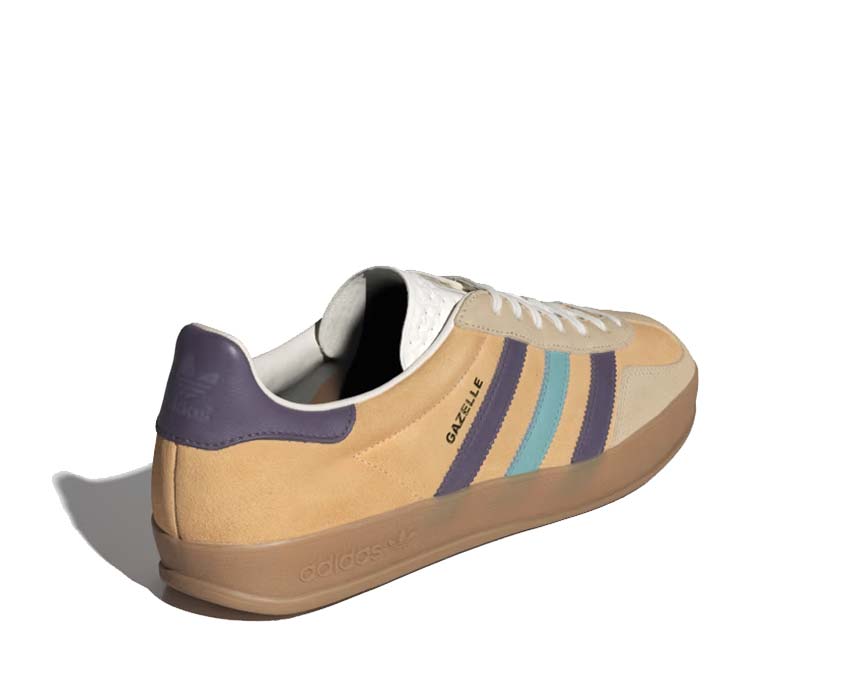 Adidas Gazelle Indoor Glow Orange / Shadow Violet - Off White IG1636