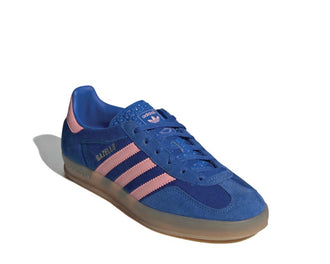 vista laterale — Gazelle Indoor Blue Pink Spark suola gomma
