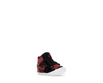 Jordan Air Jordan 1 Baby TD Crib Bootie vista laterale — scarpina morbida bebè