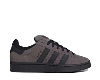 Adidas Campus 00s Charcoal Black — zapatilla hombre gamuza suela goma plana 3 rayas