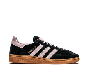 Adidas Handball Spezial W Black Pink — women's sneaker black leather pink vintage