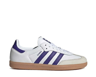 Adidas Samba OG W White Energy Ink — zapatilla mujer cuero estilo fútbol vintage