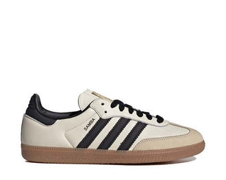 Adidas Samba OG W White Cream Sand Strata — zapatilla mujer cuero tonos neutros