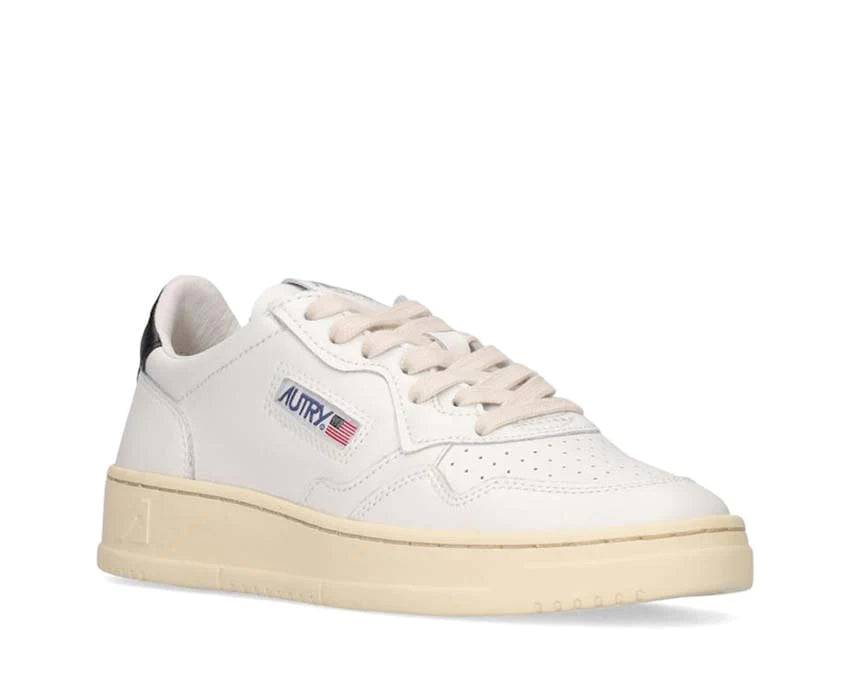 Autry 01 Low W Leat / Leat White / Black AULWLL22