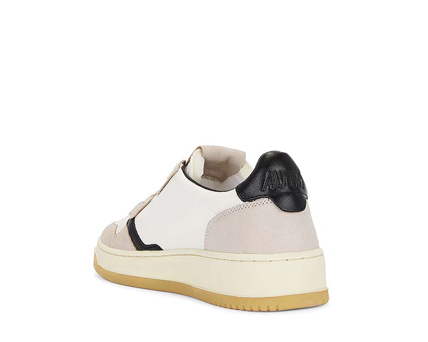 Autry Medalist Low Canvas / Sand White - Black AULMDS02