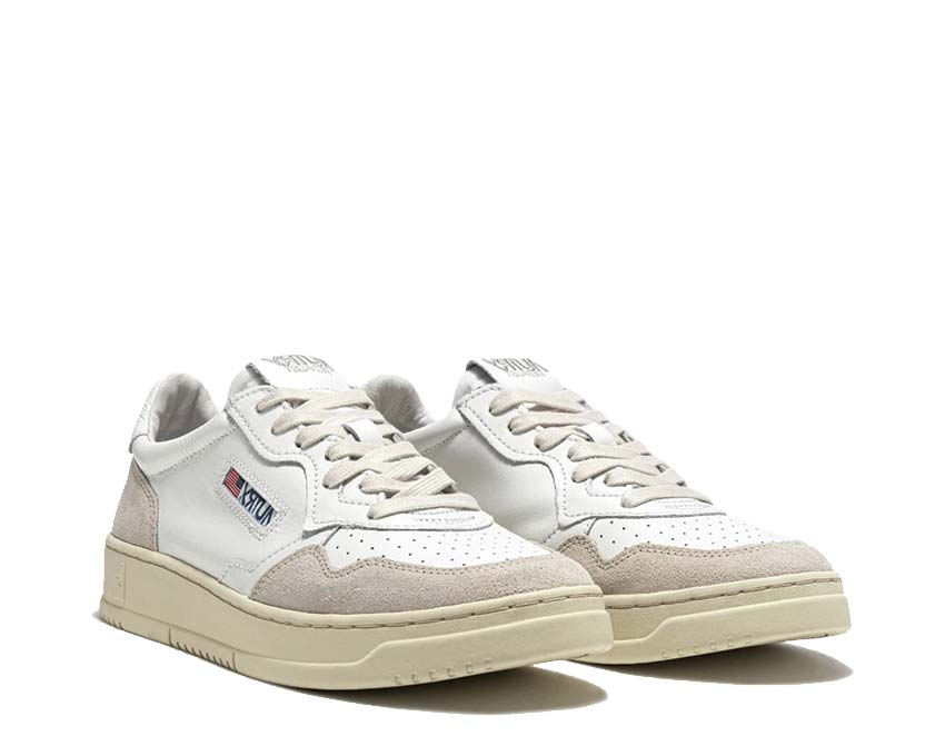 Autry Medalist Low Leat / Suede White AULMLS33
