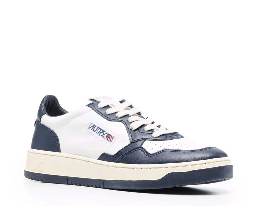 Autry Medalist Low Leat / White / Blue AULMWB04