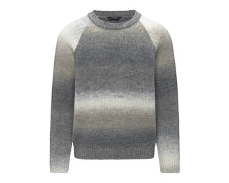 K-Way Valter Shaded Yarn Pullover "Grey Beige Degrade" - pull unisexe