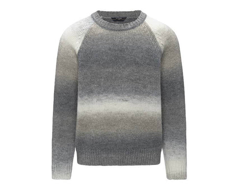 K-Way Valter Shaded Yarn Pullover "Grey Beige Degrade" - pull unisexe