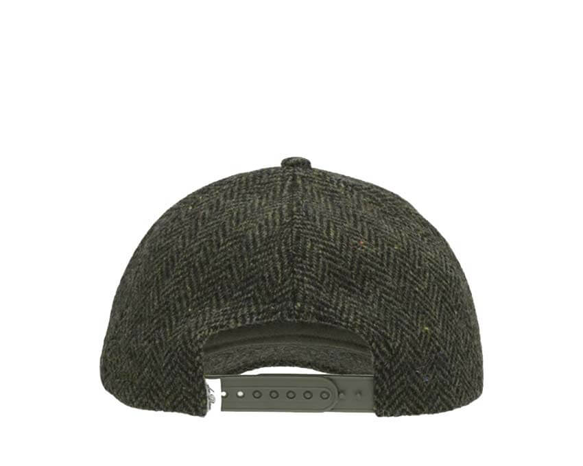 Les Deux Core Herringbone Baseball Cap "Rifle Green" - casquette homme - vue 4