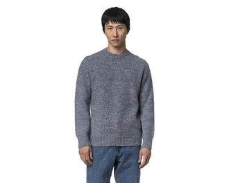 K-Way Chad Buttoned Yarn Pullover "Azure Blizzard Combo" - pull homme - vue 2
