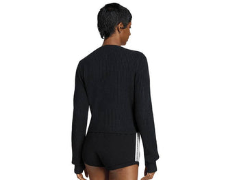 Adidas Adiluna Season 2 x Jennie Knit Cardigan "Black" - vue portée