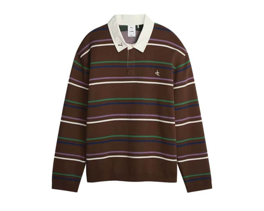 Puma X Le Père Knitted Rugby Polo "Potting Soil"