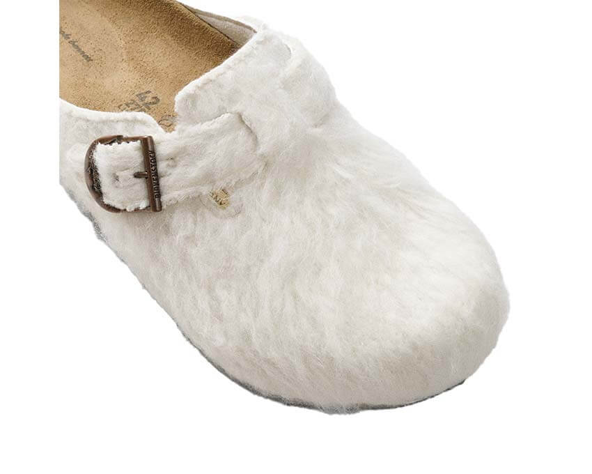 Birkenstock 1774 x Cole Bennett Boston Wool Moon Buckle Tex "Off White"