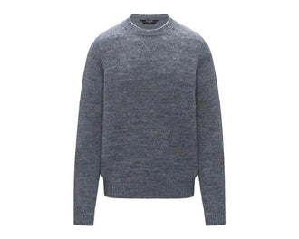 K-Way Chad Buttoned Yarn Pullover "Azure Blizzard Combo" - pull homme