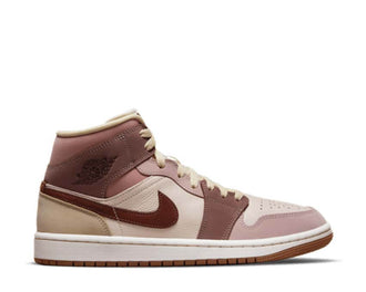 Air Jordan 1 Mid SE W Barely Orange — sneakers donna basketball culture streetwear pastel