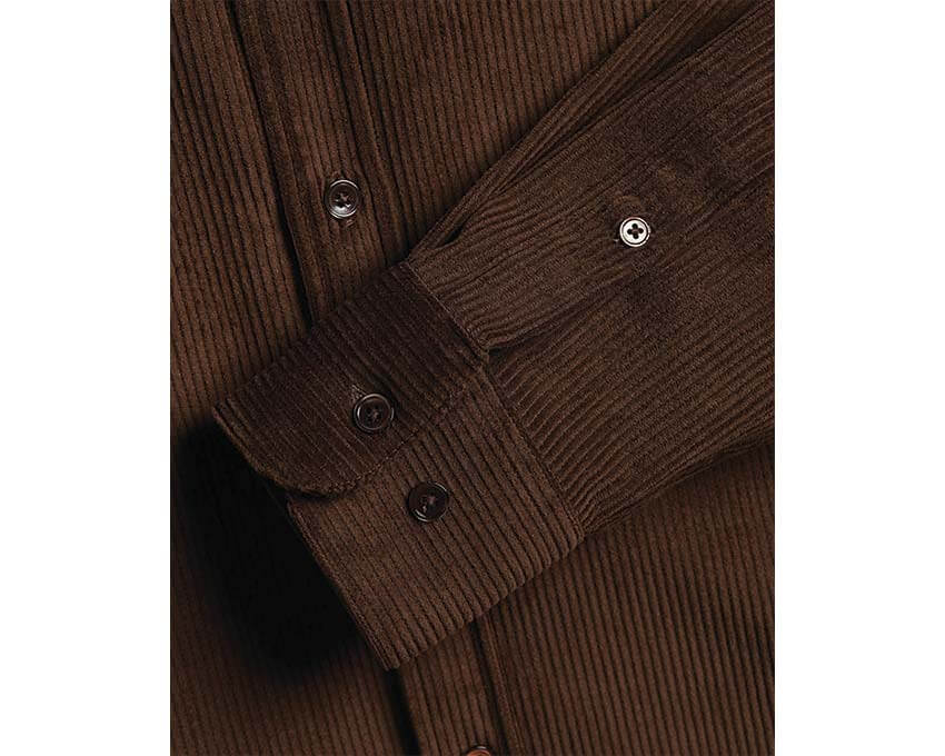 Portuguese Flannel Lobo Brown Embroidery