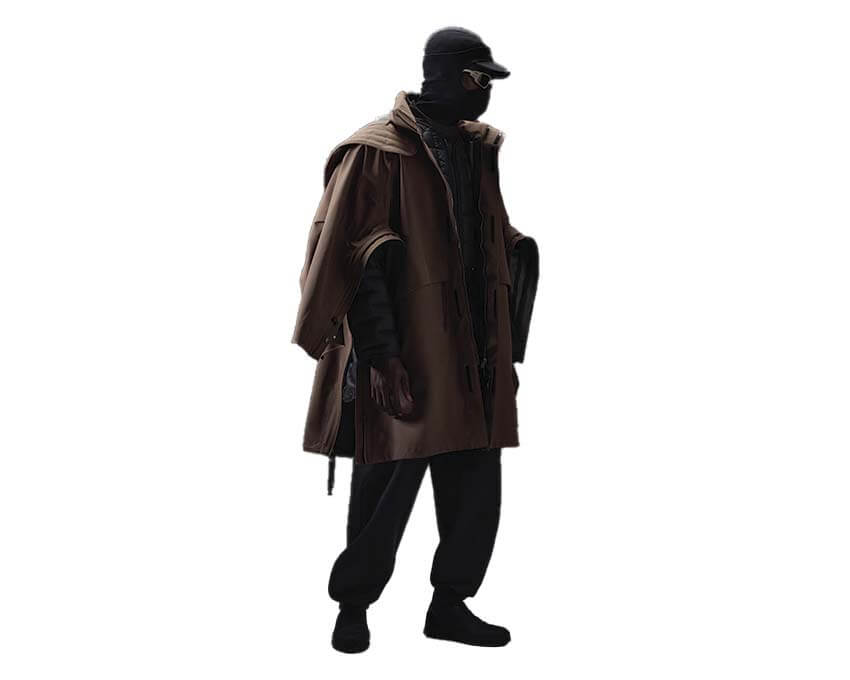 Oakley Latitude Veil 3L Shell Parka "Dark Umber" - parka homme - vue 2