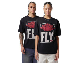 Jordan x Levi's Tee Black — camiseta collab exclusiva Jordan Levi's coloris negro