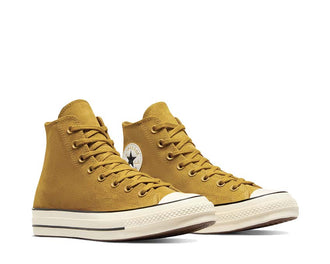Converse Chuck 70 Hi Hidden Trail vista lateral — lona caqui natural