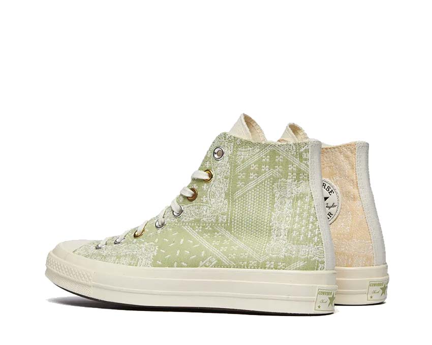 Converse Chuck 70 Hi Egret / Vitality Green A04496C