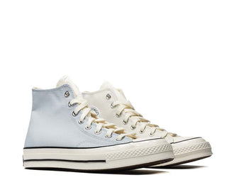 Converse Chuck 70 Hi Ghosted/Vintage White vista lateral — diseño bicolor suave y limpio