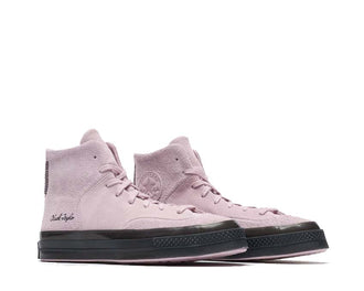 Converse Chuck 70 Marquis Hi Phantom Lavender vista lateral — material premium