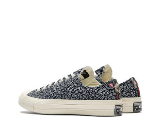 Converse Chuck 70 Ox Beyond Retro Black Egret vista lateral — colaboración vintage