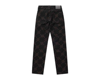 Daily Paper Phillimon Pants Black vista lateral — detalle bolsillos cargo