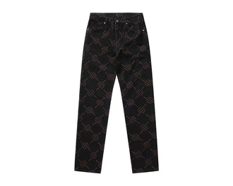 Daily Paper Phillimon Pants Black — pantalón unisex corte amplio streetwear