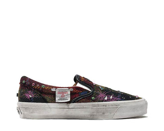Vans Premium Classic Harris Tweed Slip-On 98 "Tweed Red" - sneakers unisexe